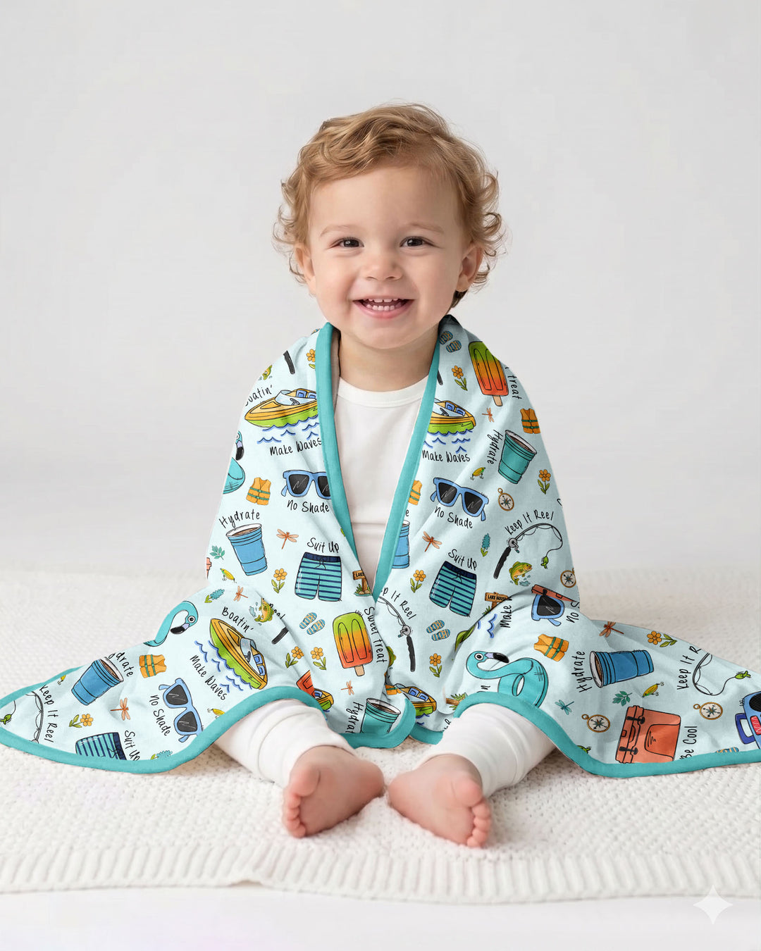 Lake Days Bamboo Blanket