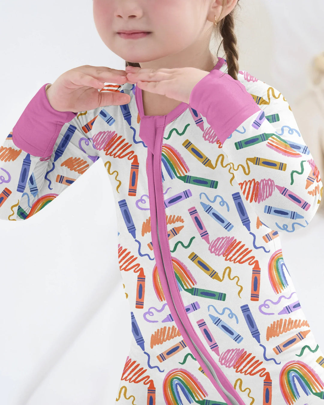 Crayon Chaos  Bamboo Convertible Zippy