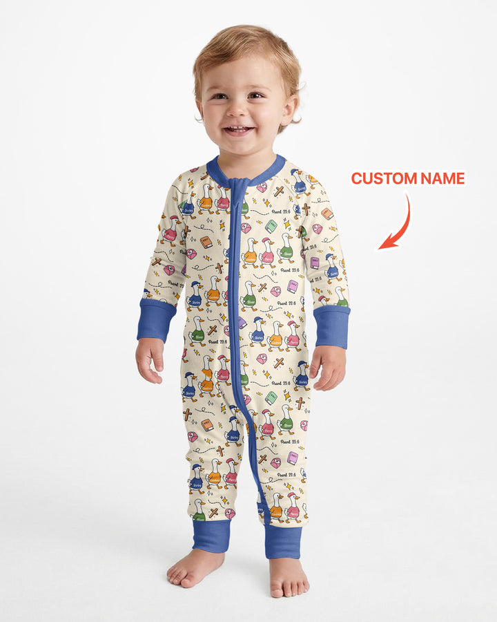 Psalm 23:6 Matching Family Bamboo Convertible Zippy