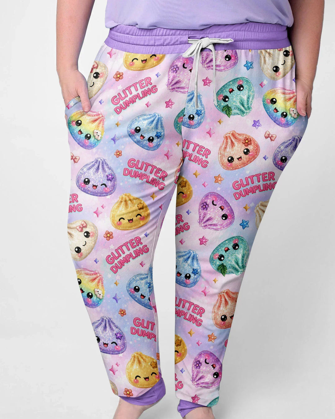 Glitter Dumpling Bamboo Women Pajama Set