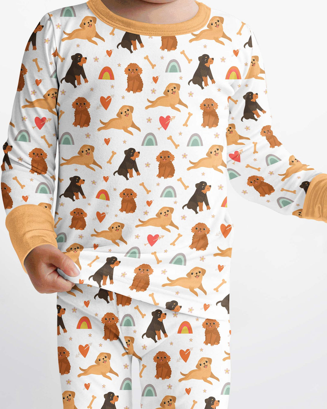 Brown Dogs Bamboo Two Piece Pajama Set