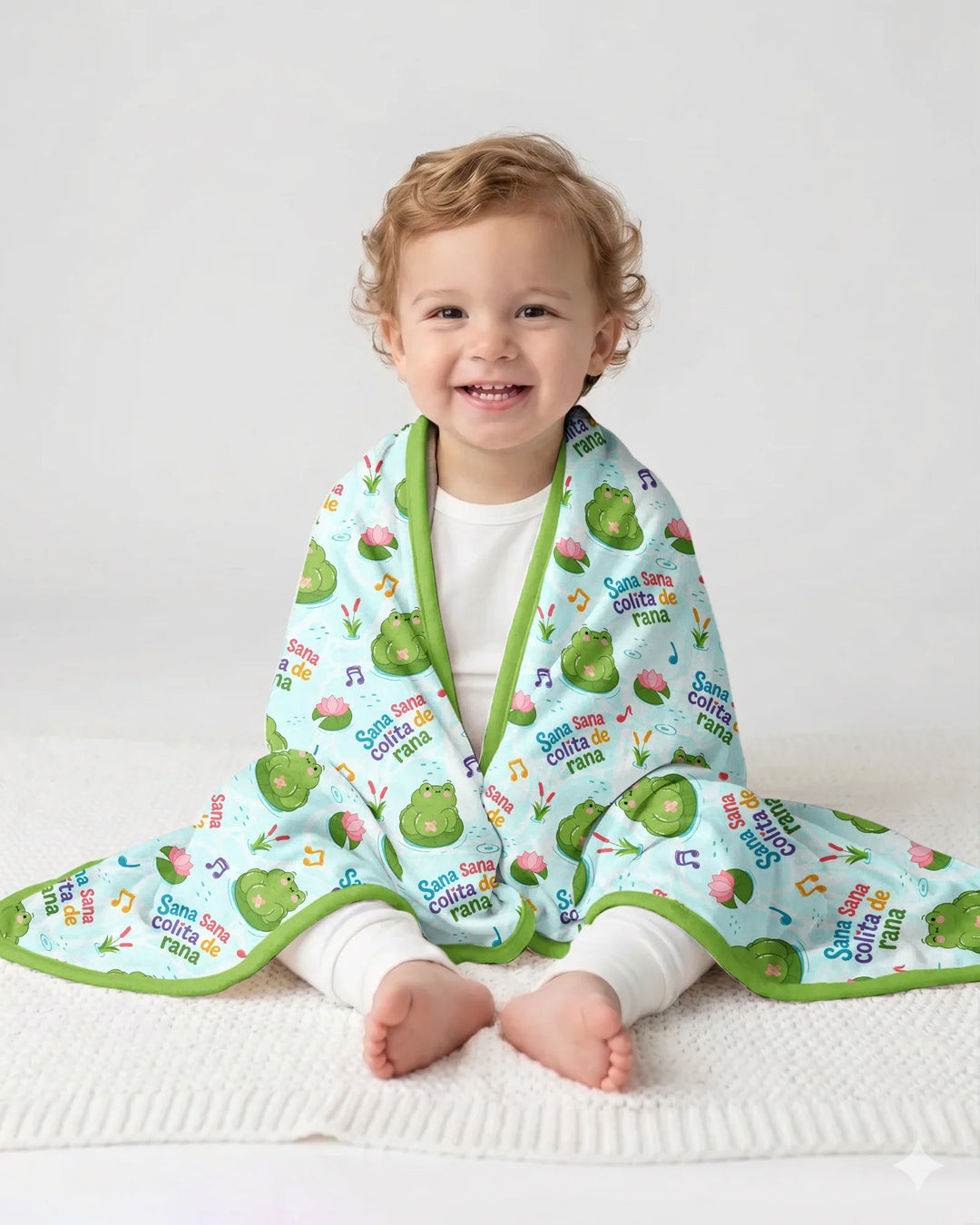 Sana Sana Colita De Rana Bamboo Blanket