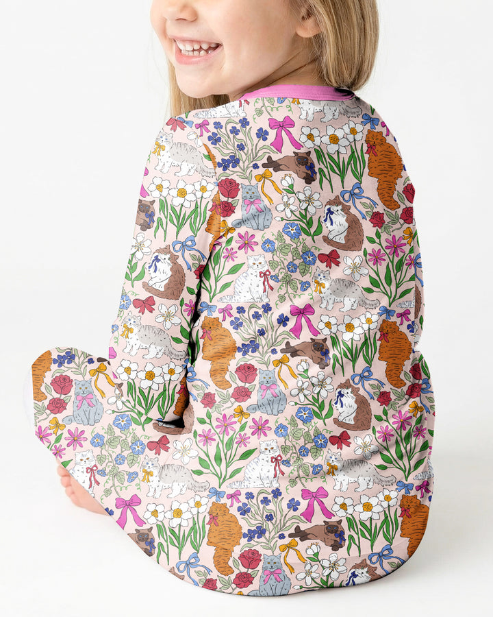 The Garden Cattery Mommy & Me Matching Bamboo Two Piece Long Sleeve Pajama Set