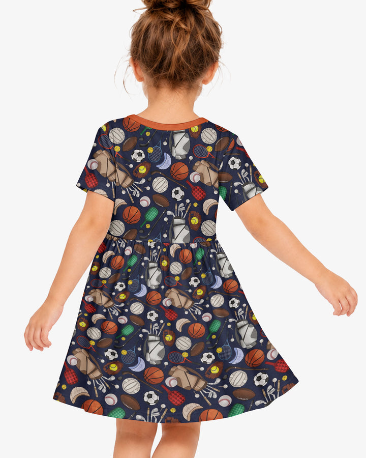 Sports Equipment Bamboo Twirl Dress