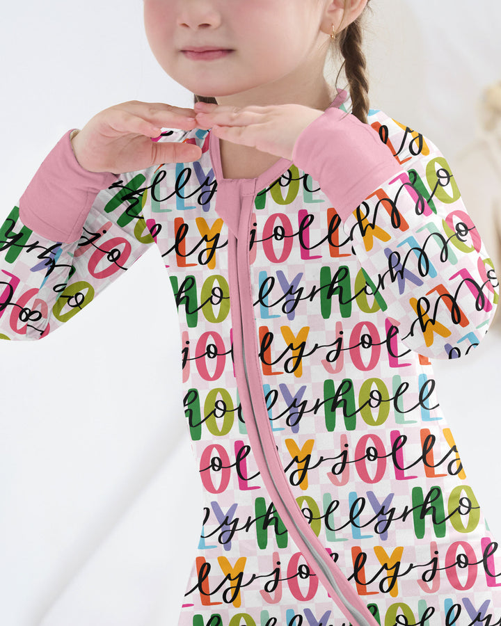 Colorful Holly Jolly Bamboo Convertible Zippy