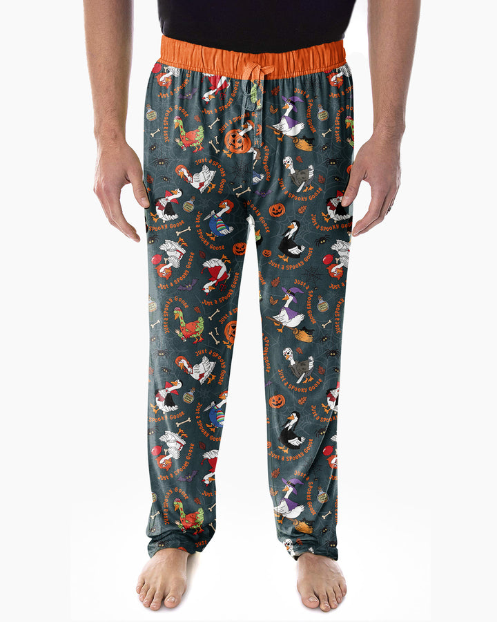 Just A Spooky Goose Family Matching Bamboo Men's Pajama Set