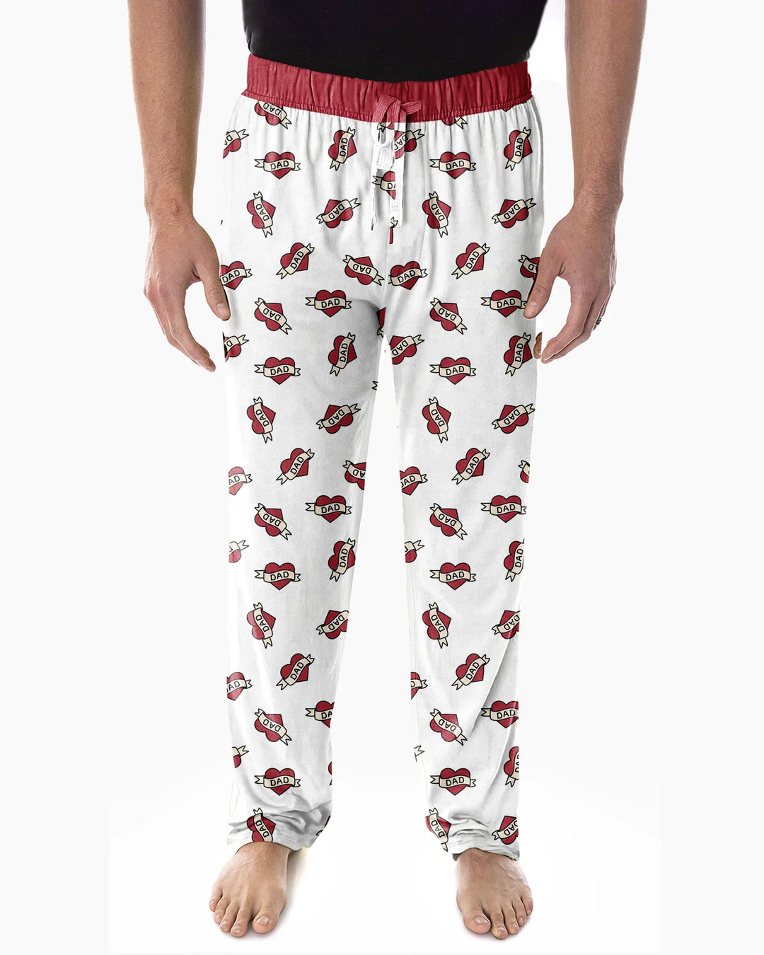 Old School Dad Hearts Daddy & Me Matching Bamboo Men's Pajama Set