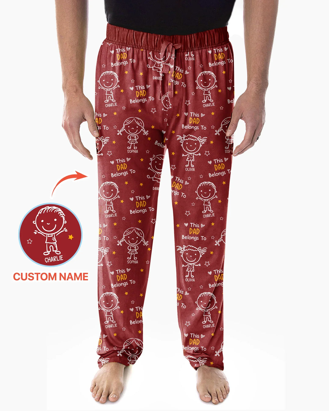 Vorlage Benutzerdefiniertes Herren-Pyjama-Set