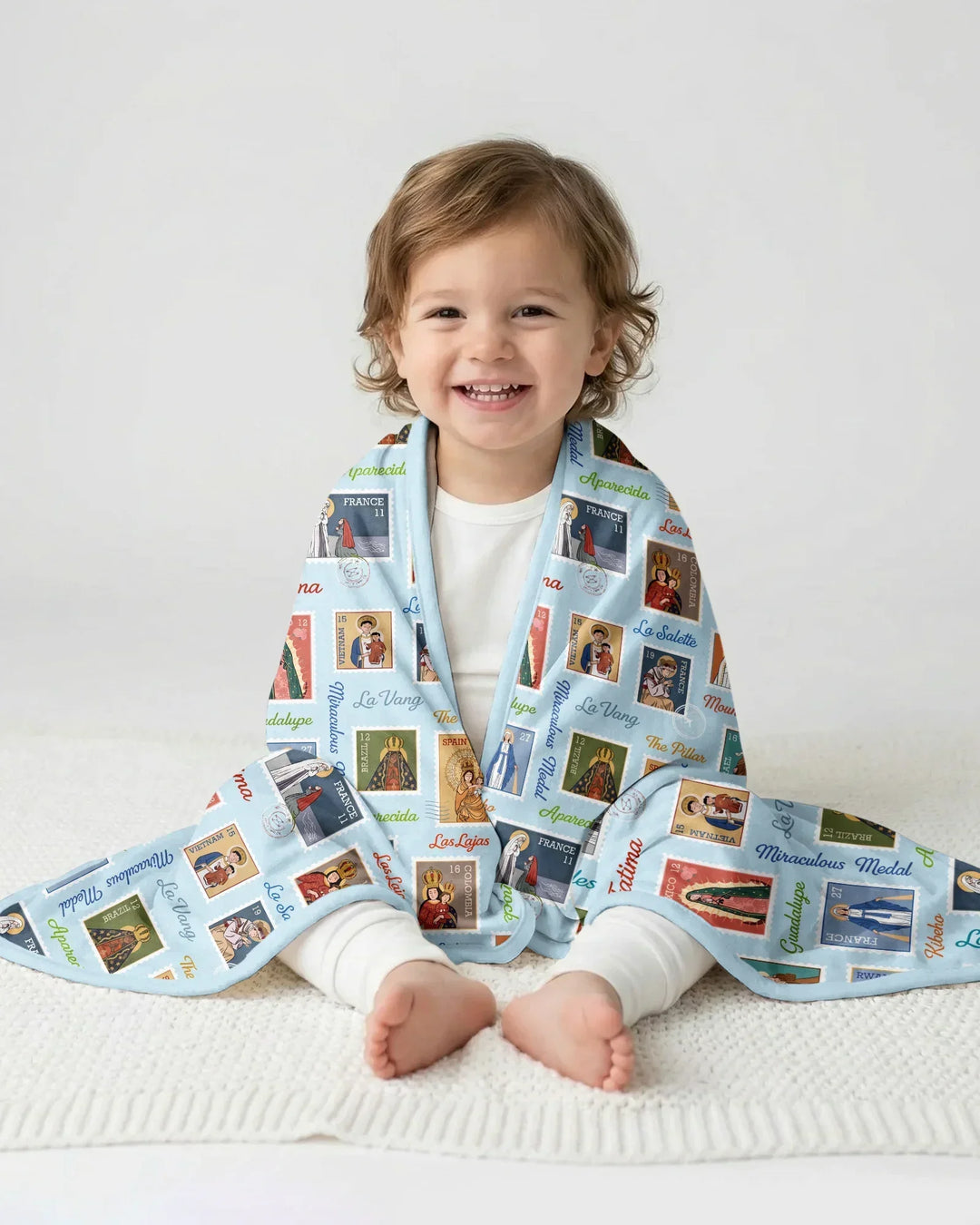 Our Lady, Around the World Bamboo Blanket