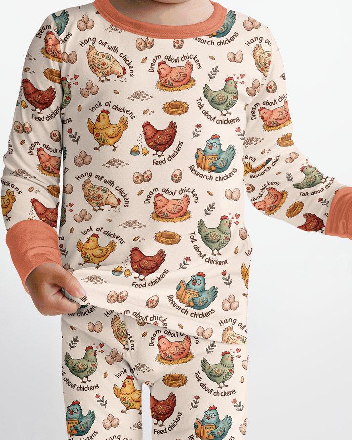 Conjunto de pijama de dos piezas de bambú con mangas largas, plantilla PERSONALIZADA