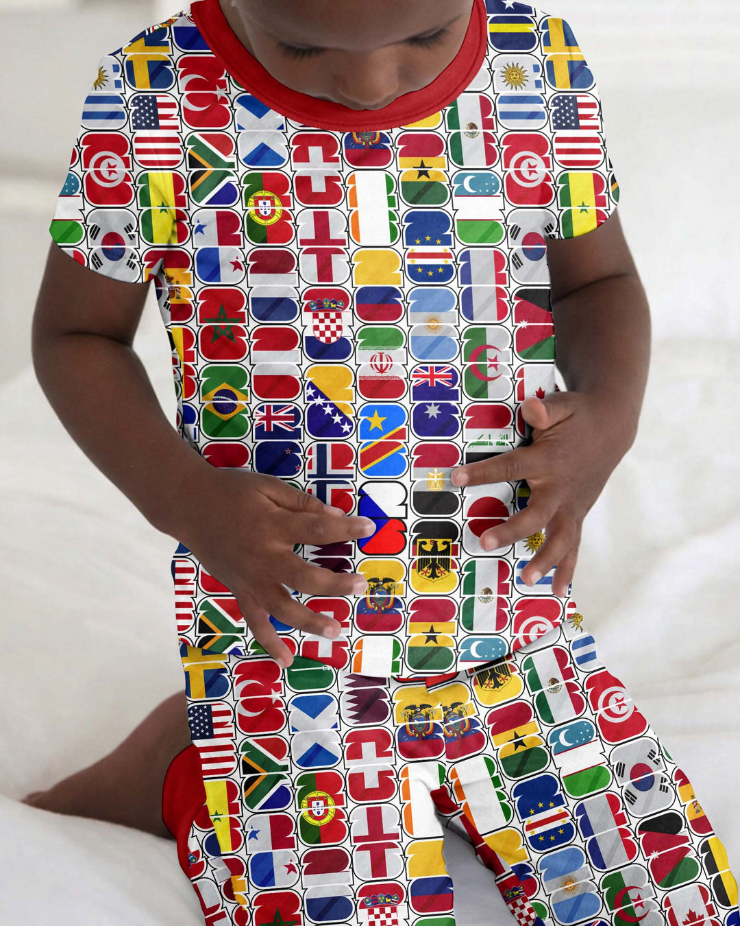 We Are 26 Family Matching Bamboo Two Piece Short Sleeve Pajama Set