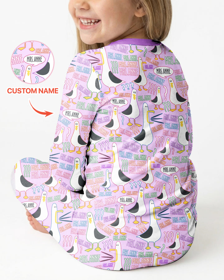 Conjunto de pijama de dos piezas de bambú con mangas largas, plantilla PERSONALIZADA