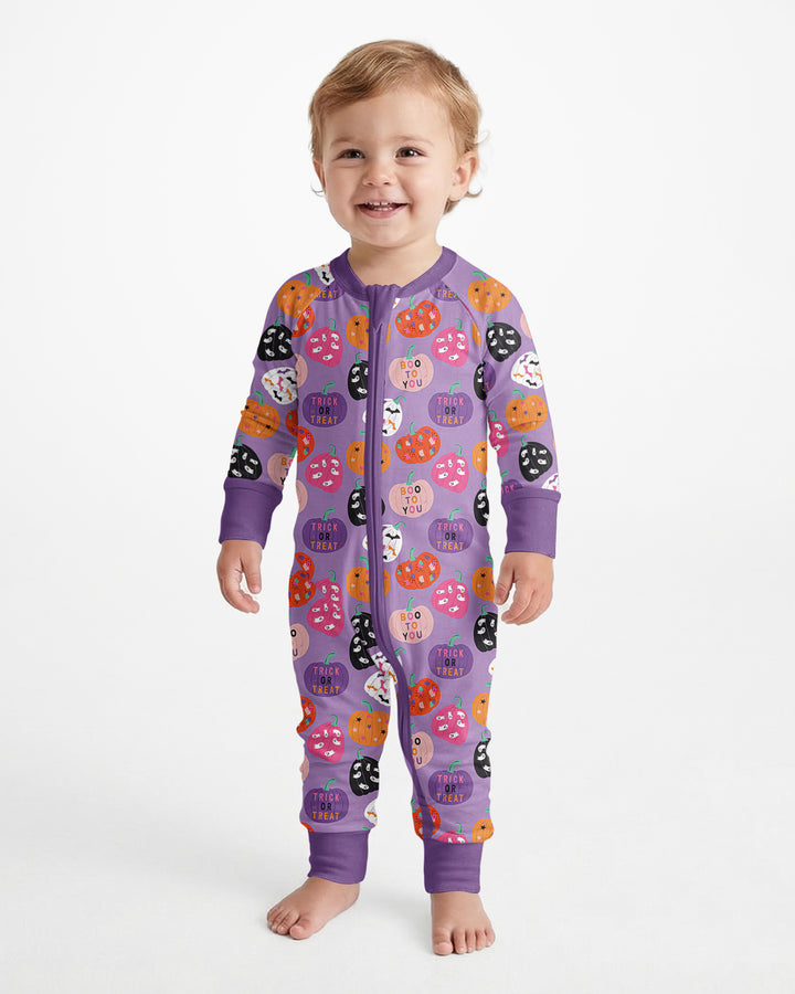 Boo Pumpkin Season Bamboo Convertible Zippy