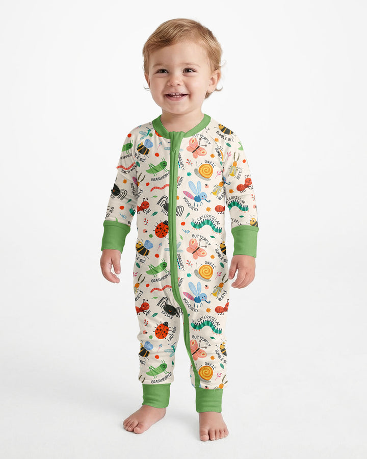 Bug Field Guide Bamboo Convertible Zippy