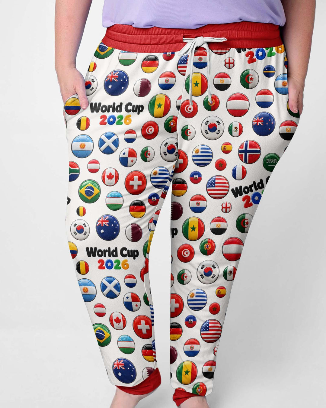 Soccer Cup All Country Balls Bamboo Women Pajama Set