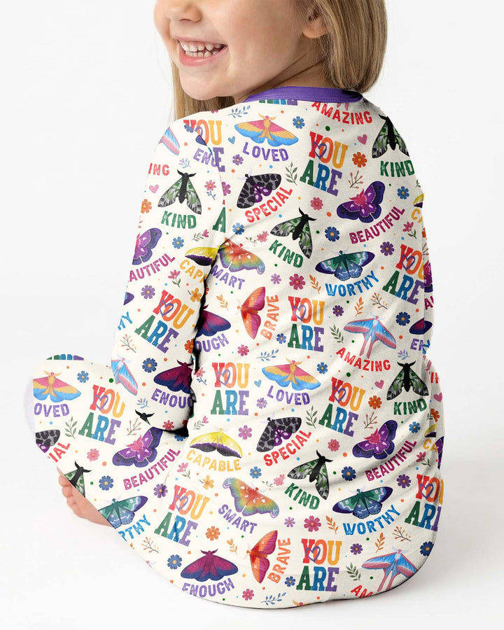 Proud Wings Family Matching Bamboo Two Piece Long Sleeve Pajama Set