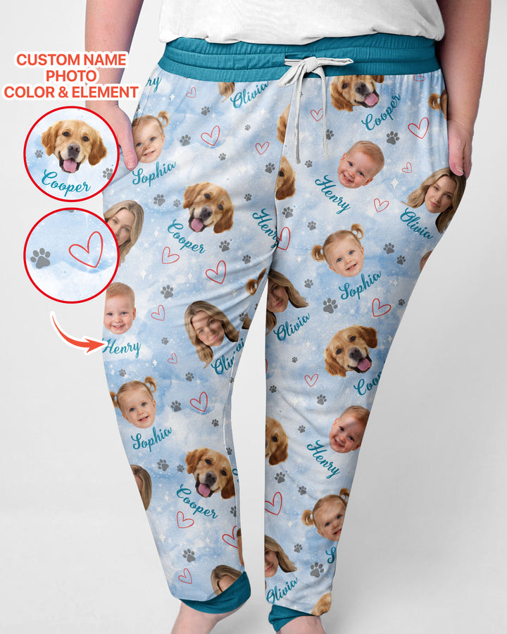 Personalized Family Matching Bamboo Women Pajama Set