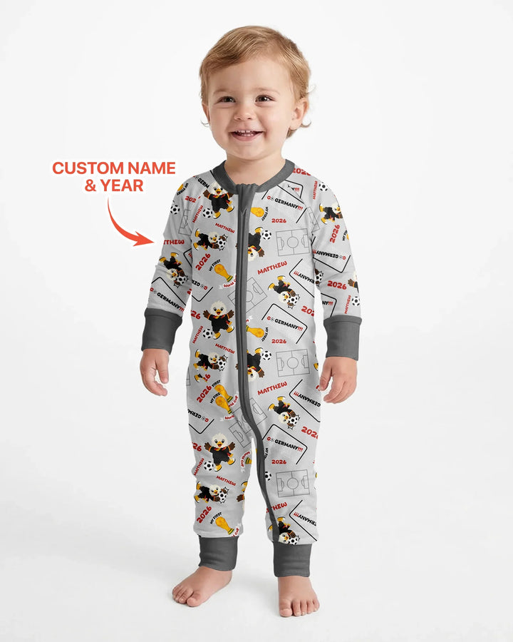 Gerippte Babykleidung mit individuellem Foto - Weich &amp; Skizzenhaft