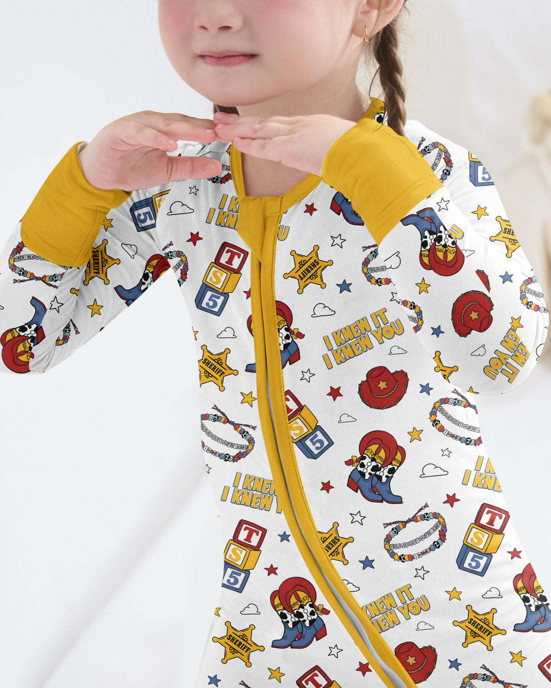 Little Cowgirl Bamboo Convertible Zippy