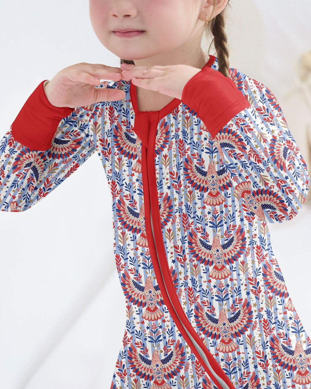 Patriotic Eagle Bamboo Convertible Zippy
