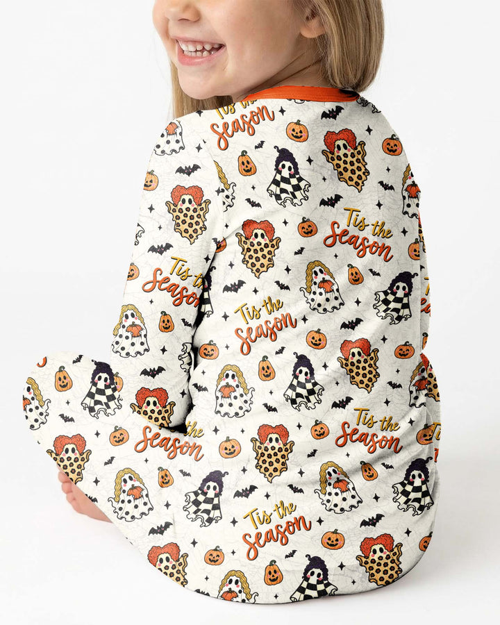 Little Boo Tis The Season Bamboo Two Piece Long Sleeve Pajama Set