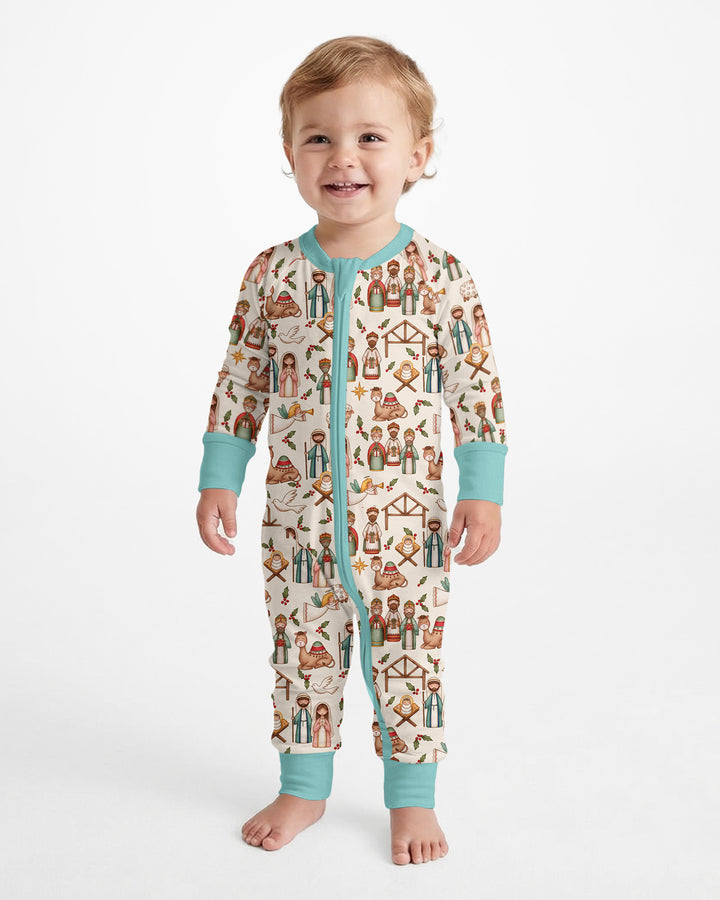 Holy Night Nativity Bamboo Convertible Zippy