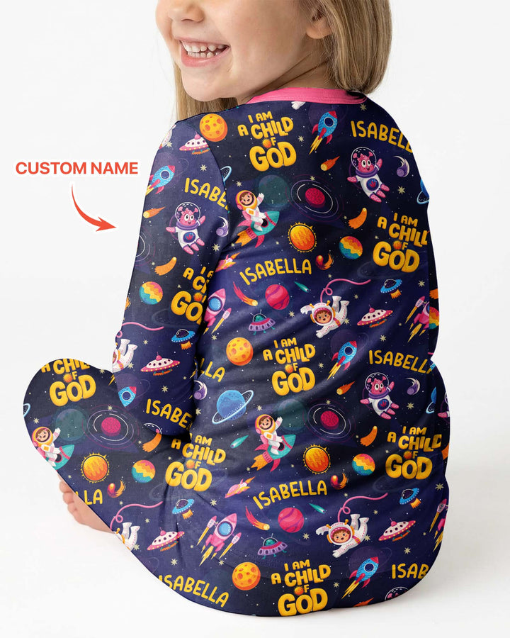 Child Of God Bamboo Two Piece Long Sleeve Pajama Set