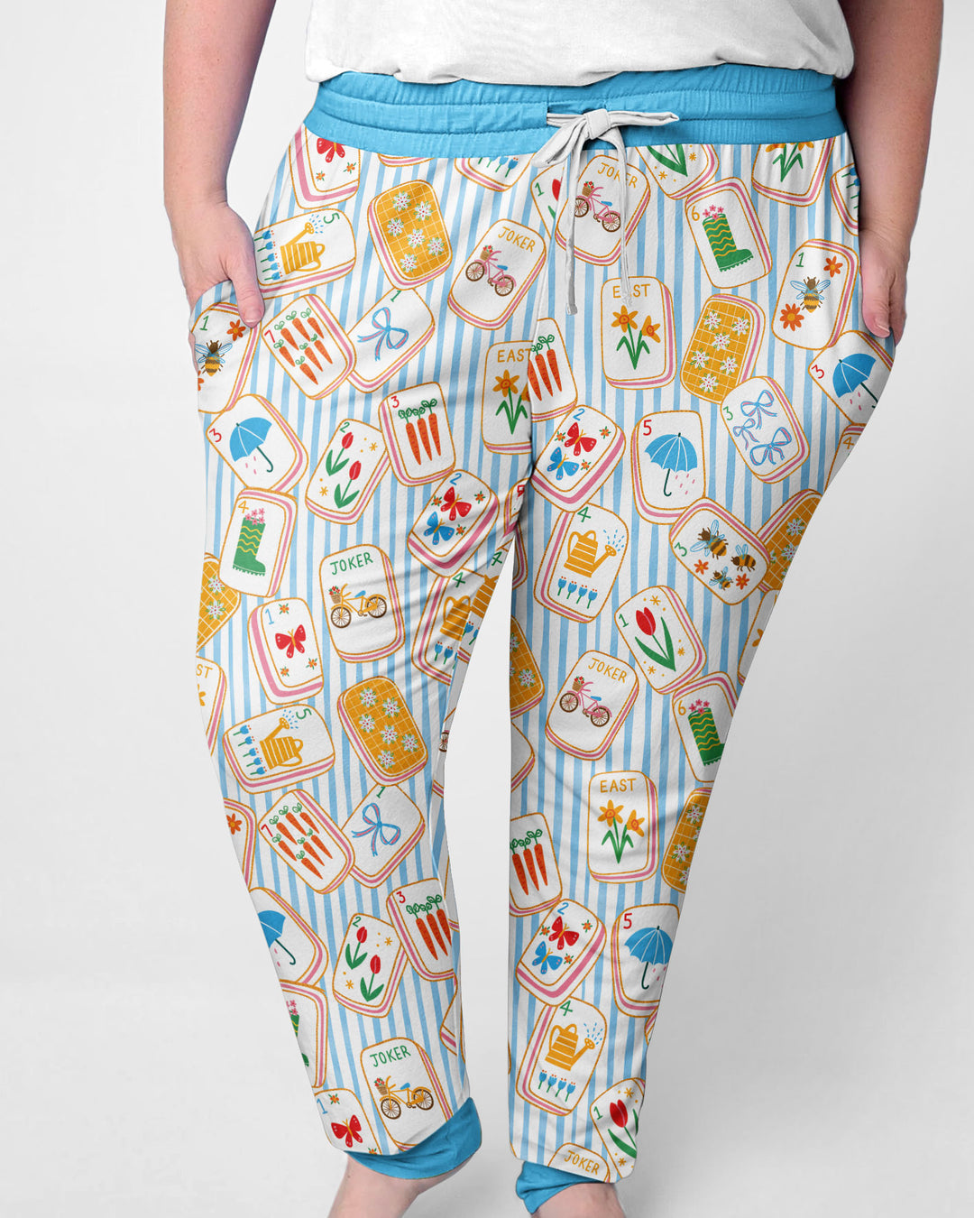 Mahjong Club Mommy & Me Matching Bamboo Women Pajama Set