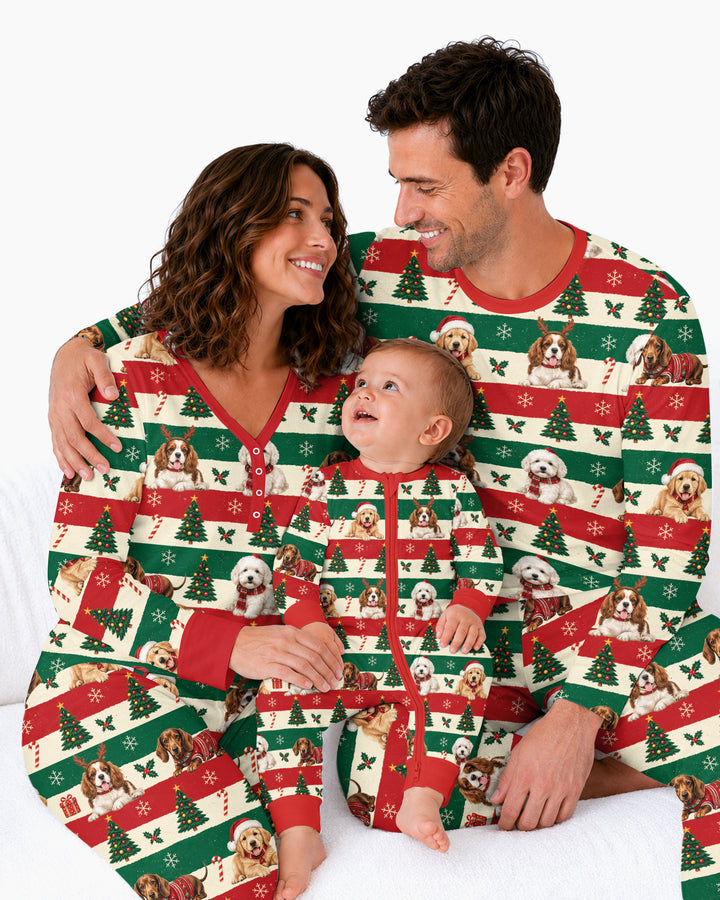 Dog Lover Christmas Bamboo Women Pajama Set