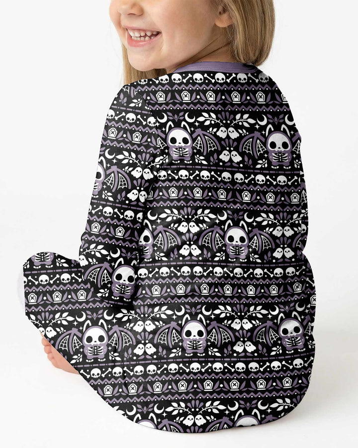 Batty Fair Isle Bamboo Two Piece Long Sleeve Pajama Set