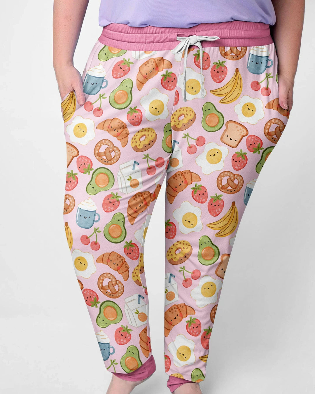 Breakfast Buddies Family Matching Bamboo Women Pajama Set