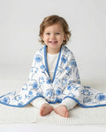 Mary's Garden Bamboo Blanket