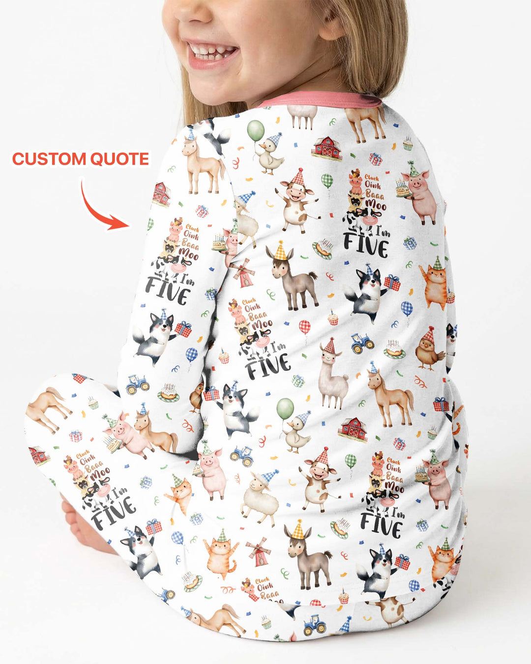 Conjunto de pijama de dos piezas de bambú con mangas largas, plantilla PERSONALIZADA
