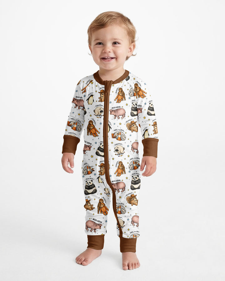 Cute Viral Animals Bamboo Convertible Zippy