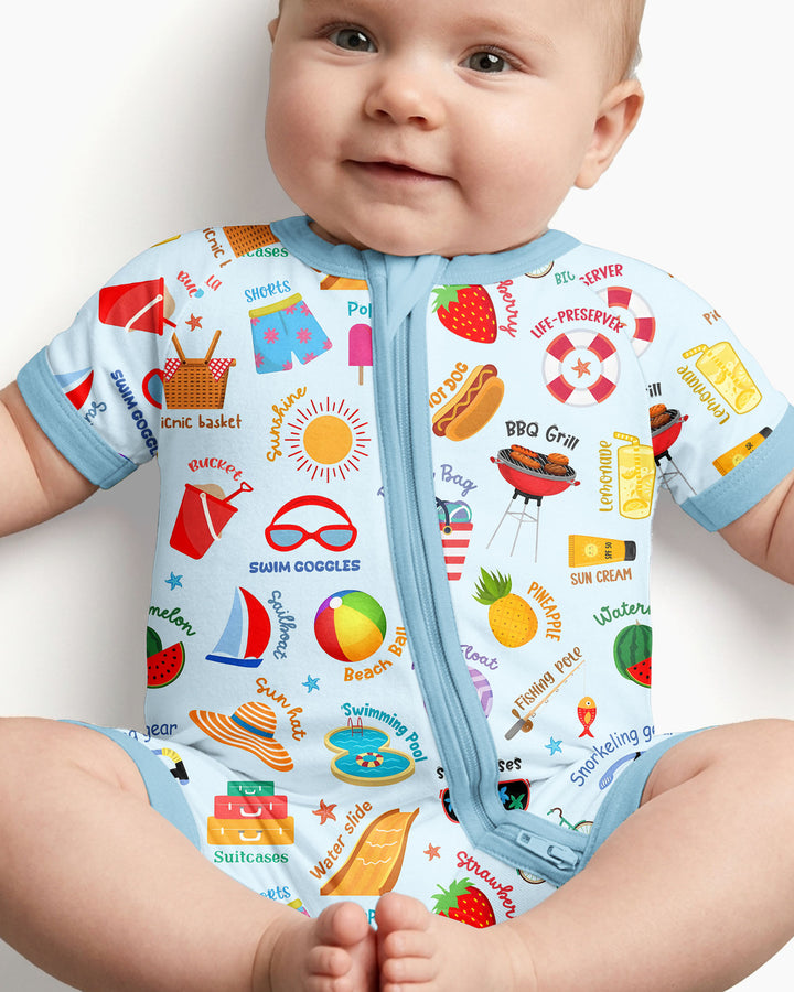 Love Summer Bamboo Shorty Zippy