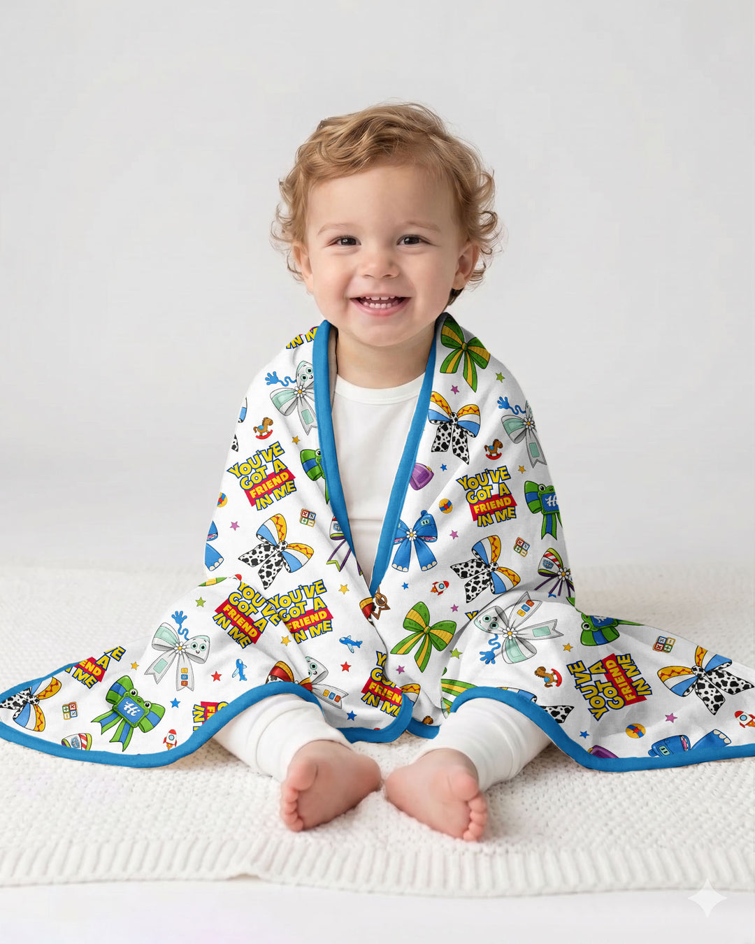 Magical Mirror Bow Bamboo Blanket