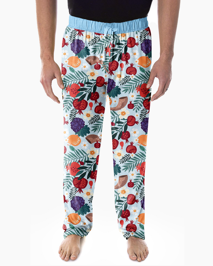 Pomegranate Blessings Night Family Matching Bamboo Men's Pajama Set