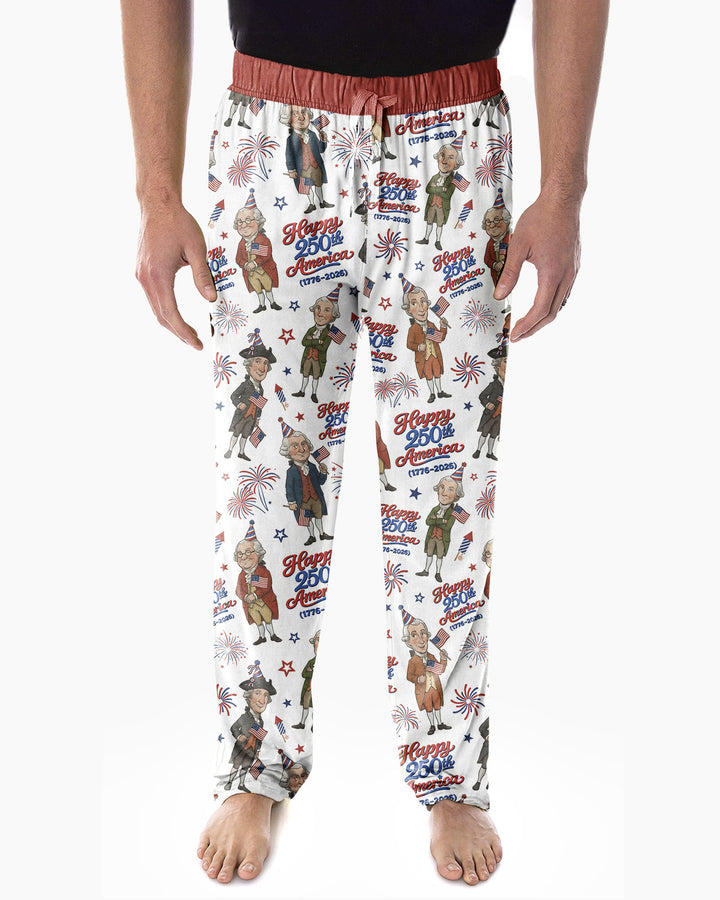 Party Like It's 1776 Family Matching Bamboo Men's Pajama Set