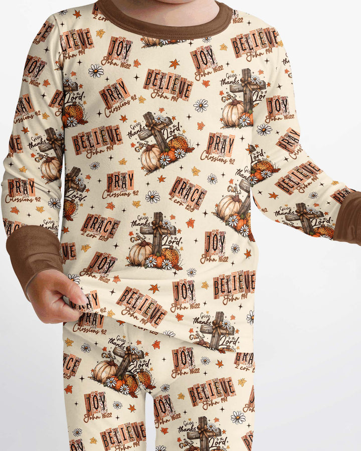 Conjunto de pijama de dos piezas de bambú con mangas largas, plantilla PERSONALIZADA