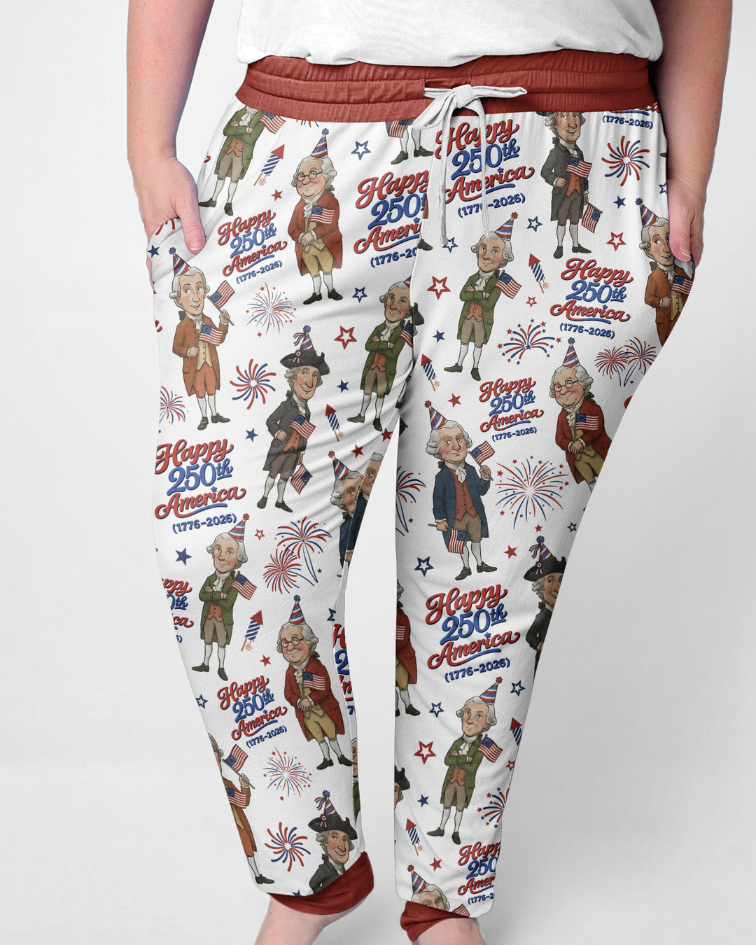Party Like It's 1776 Family Matching Bamboo Women Pajama Set