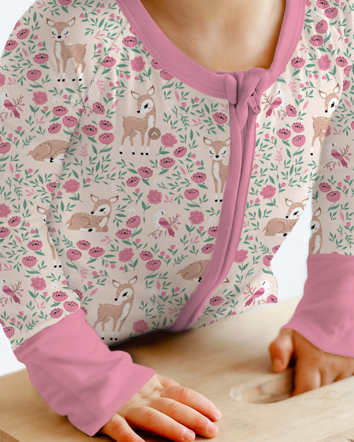 Little Deer Meadow Bamboo Convertible Zippy