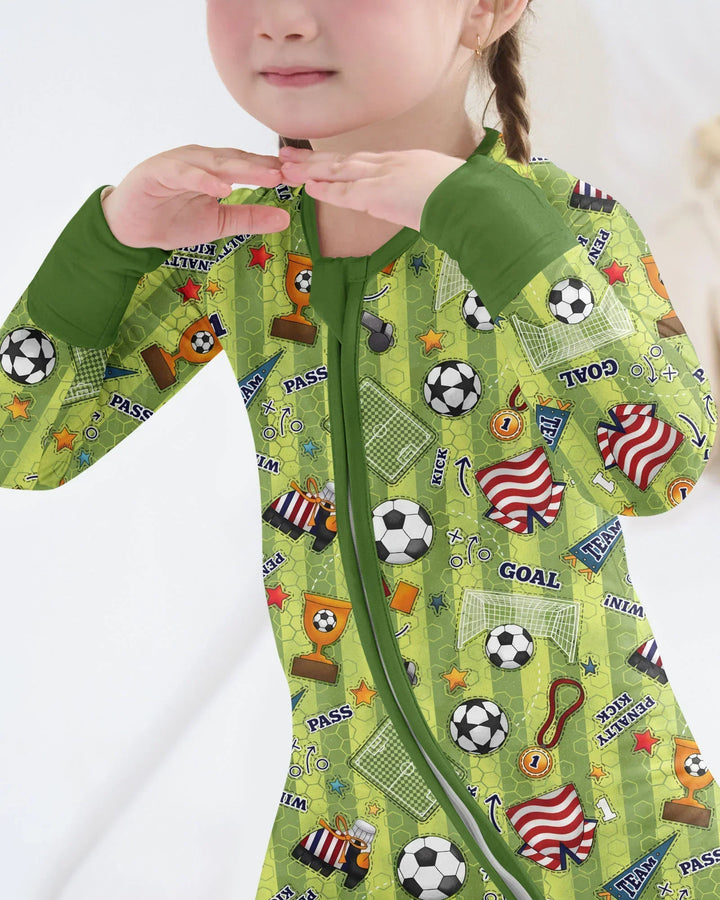 I Love Sports Soccer Bamboo Convertible Zippy
