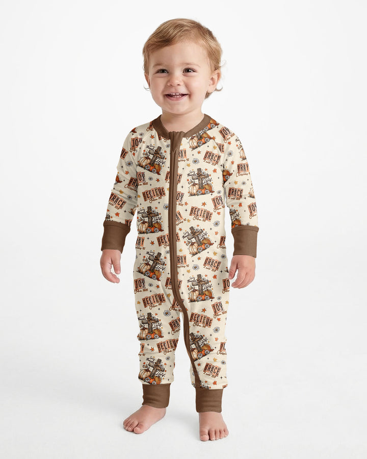 Floral Fall Give Thanks To The Lord Bamboo Convertible Zippy