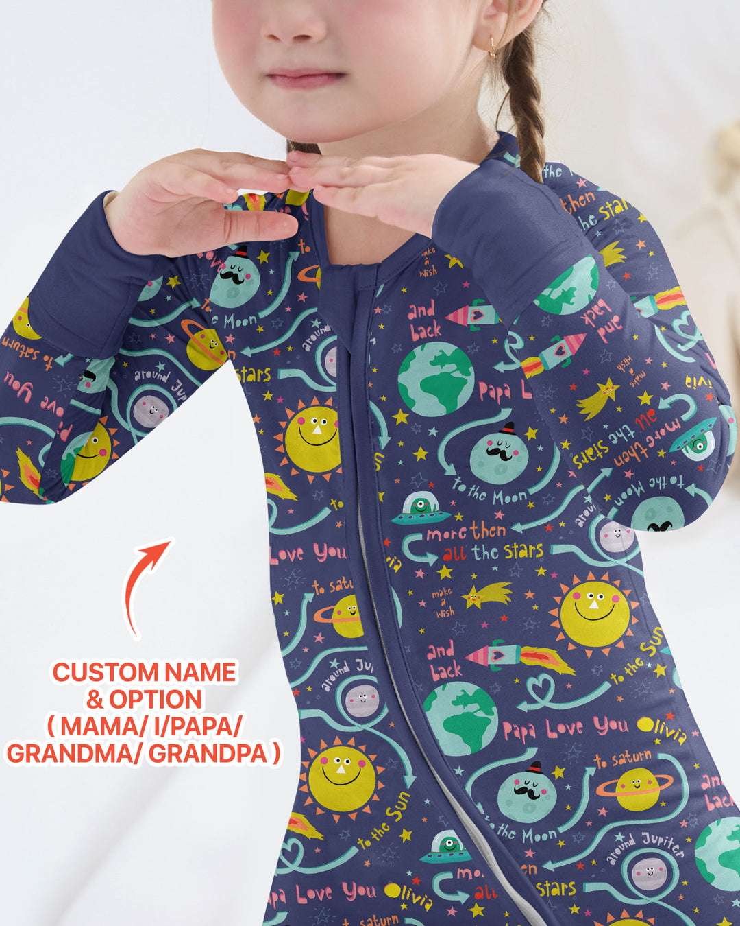 Plantilla PERSONALIZADA Bambú Convertible con Cremallera