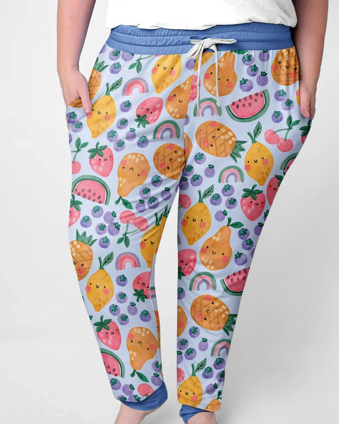Plantilla de conjunto de pijama de mujer de bambú