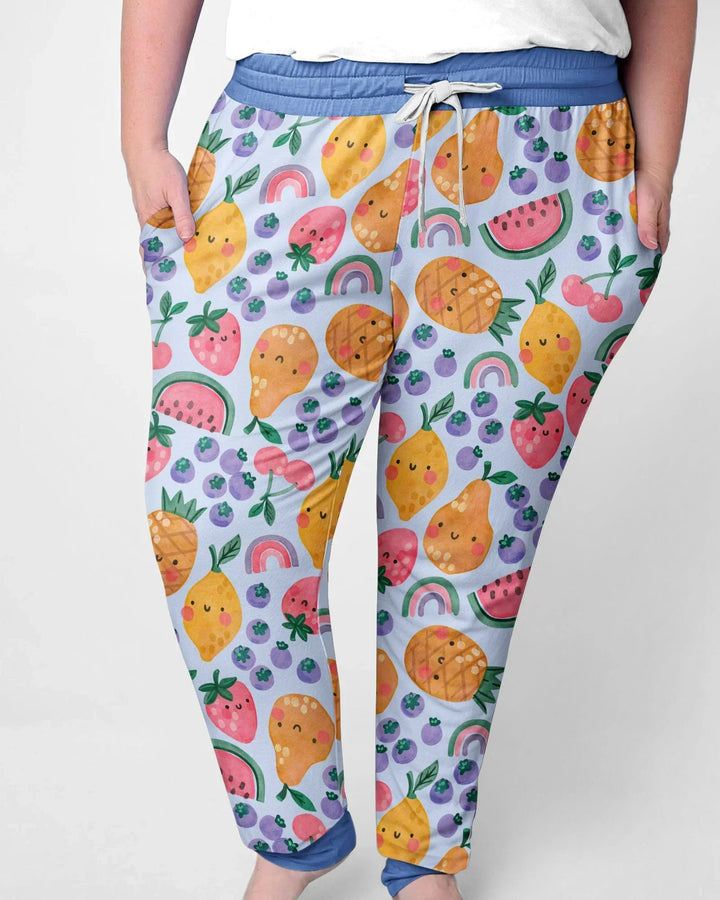 Plantilla de conjunto de pijama de mujer de bambú
