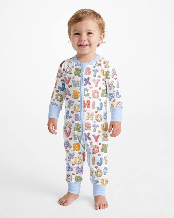 Fabric Alphabet Letters Bamboo Convertible Zippy