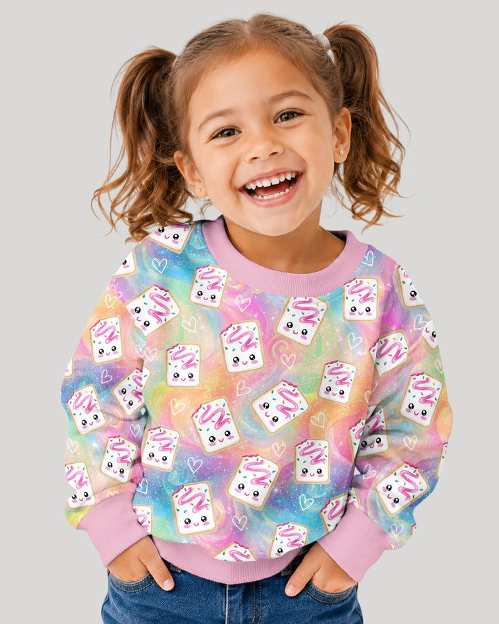 Kawaii Sprinkle Pastry Bamboo Crewneck Sweatshirt