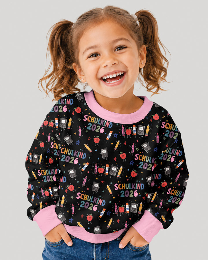 Sudadera de cuello redondo de bambú con el alfabeto hebreo