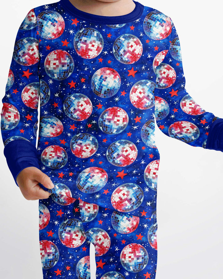 Conjunto de pijama de dos piezas de bambú de manga larga